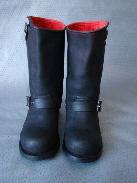 Кожаные МОТО сапоги HARLEY DAVIDSON - 36р. мотоботы CHOPPER казаки