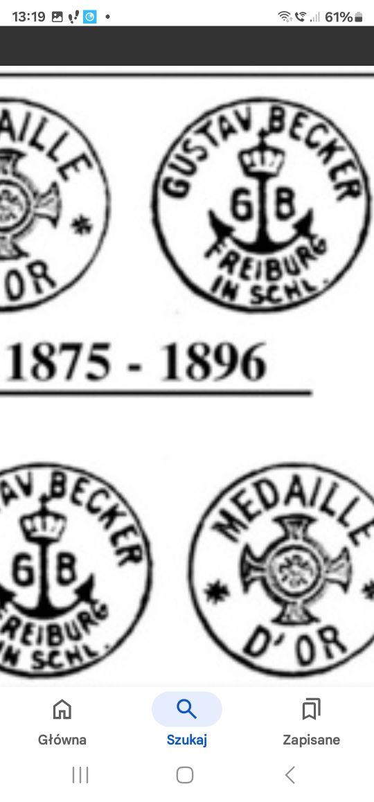 Zegar ścienny sama drewniana obudowa 1875do1896roku