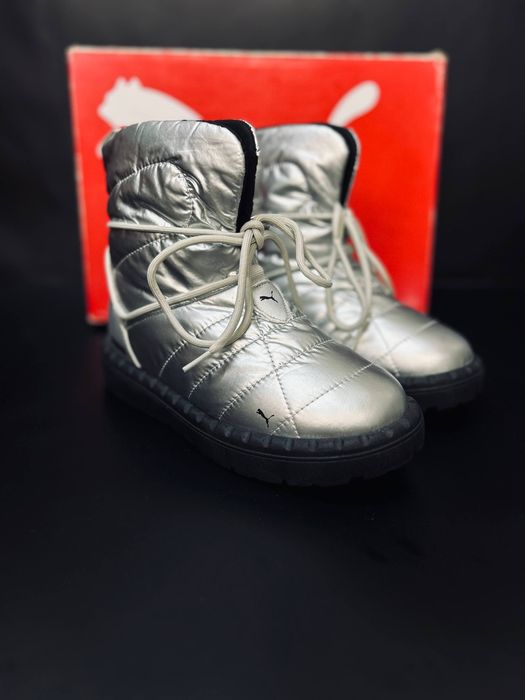 Женские дутики Пума Зимние сапоги пума зимові Сноубутси Пума зимові