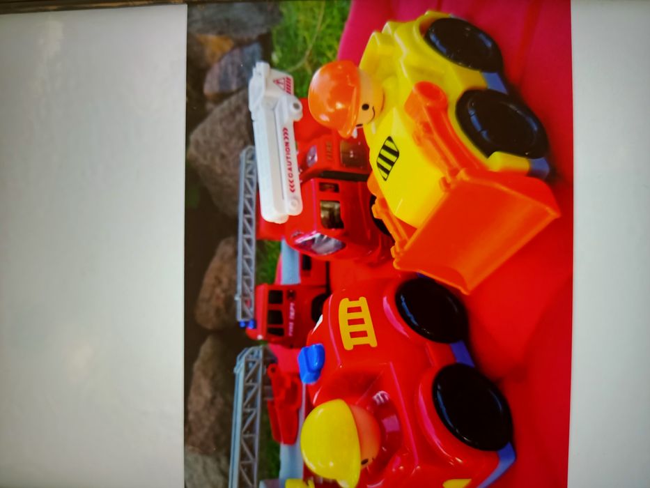 Samochód , wóz strażacki, koparka dla chłopca, dla malucha