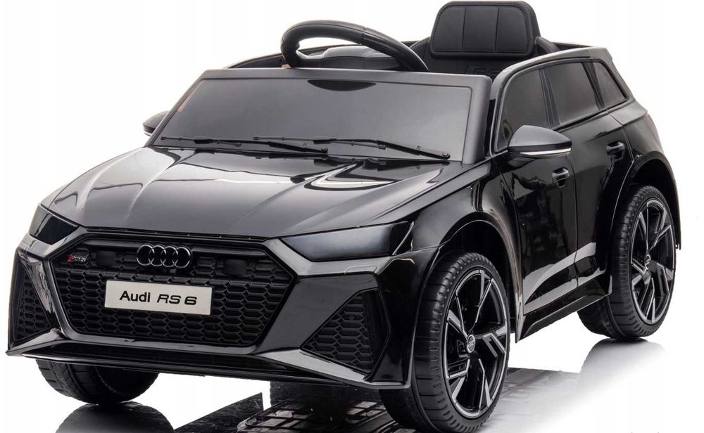 дитячий елекромобіль на акумулятор AUDI RS6 4X4 12V 7AH EVA, шкіра