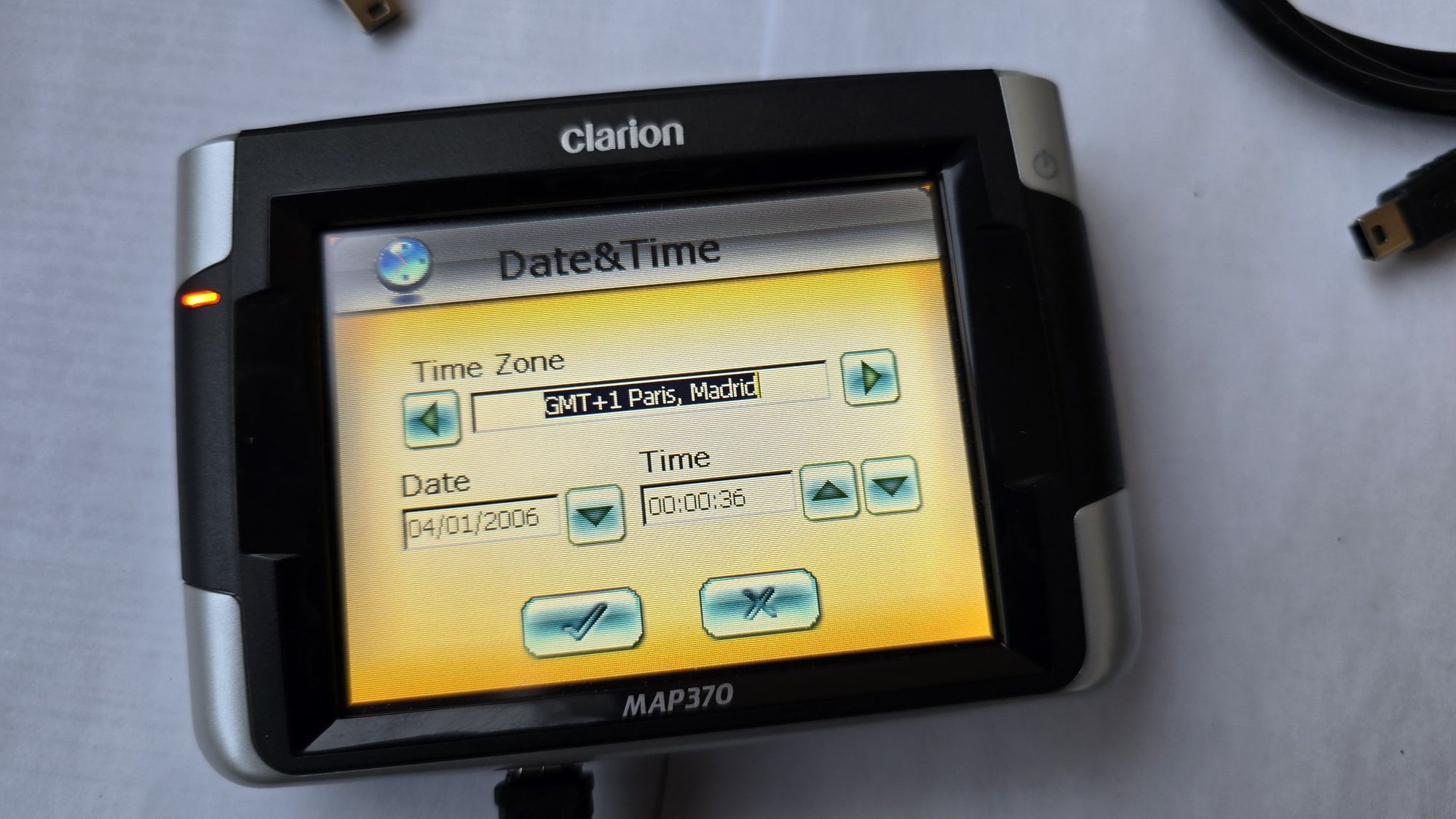 Навигатор GPS clarion map 370 кларион кларілон ЖПС навігатор