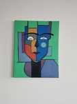 Obraz Picasso portret kubizm reprodukcja geometria reprodukcja