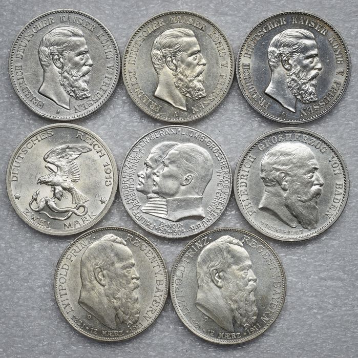 Колекційні 2 марки Німецької імперії