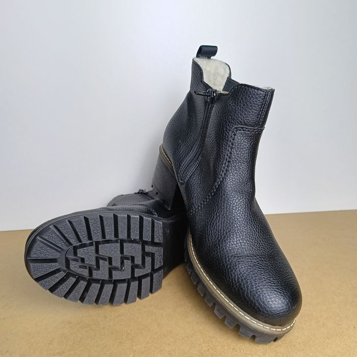 Rieker botki damskie ocieplane r. 41 jak nowe!