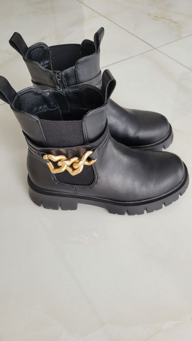 Bootki dziecięce buty dziewczęce z ociepleniem rozmiar 33