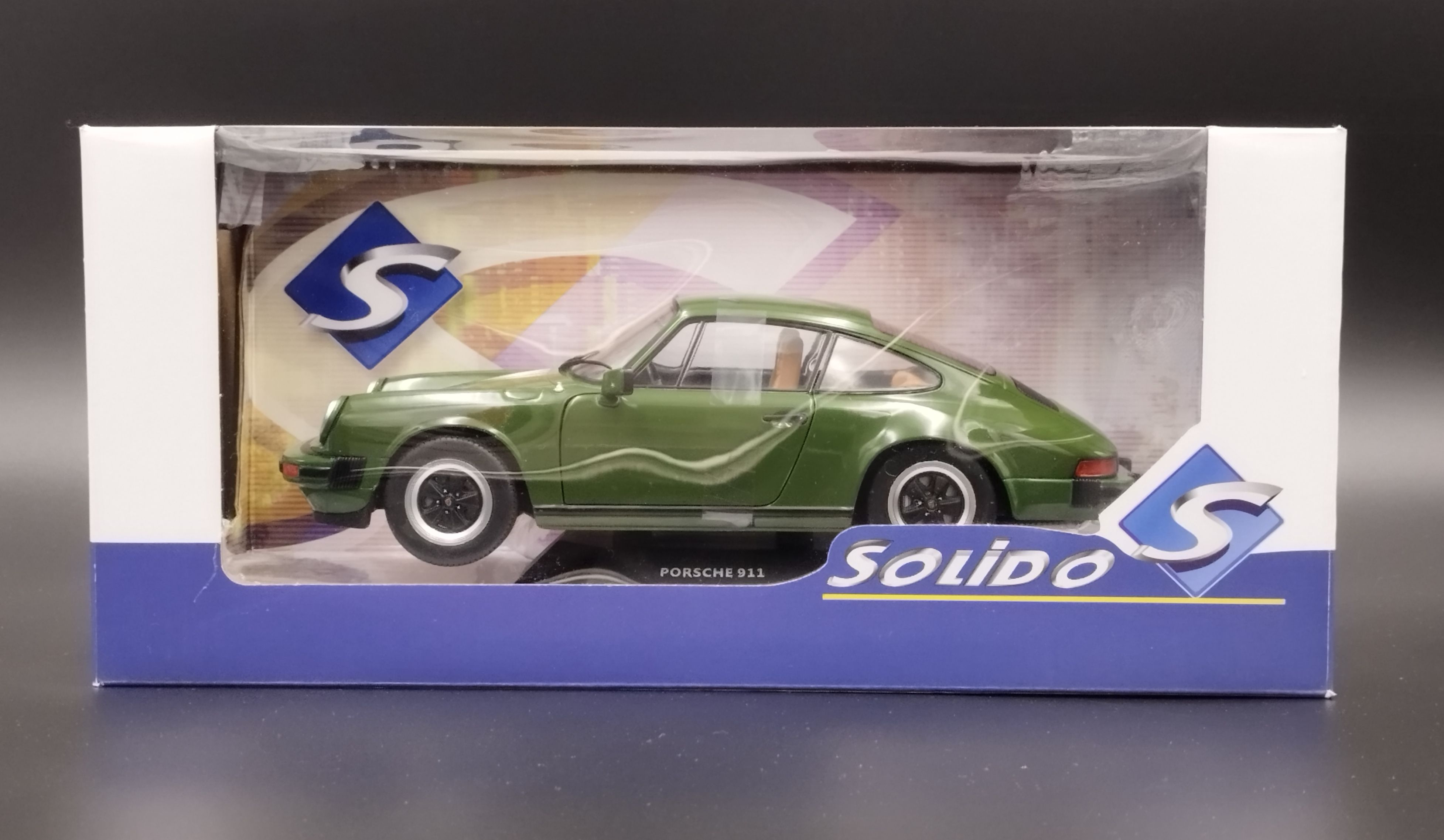 1:18 Solido 1978 Porsche 911 SC Olive Green