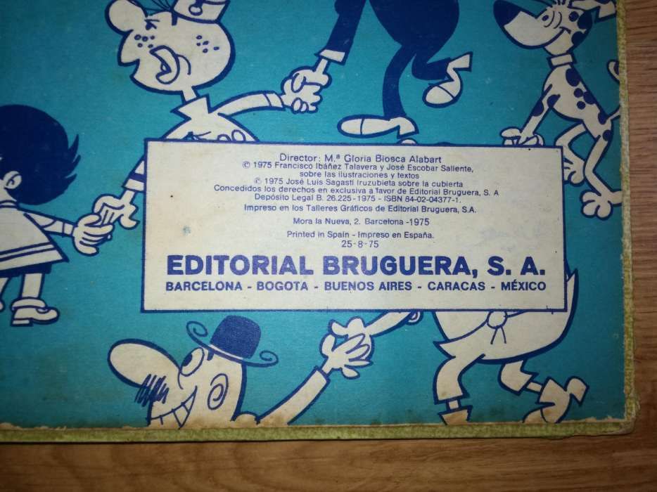 Livro banda desenhada Super Humor Vol. 1 Ed. Bruguera SA