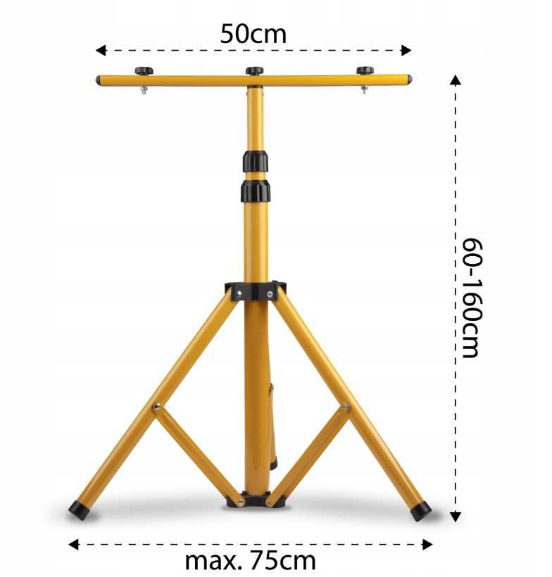 Nowoczesny HALOGEN LED STATYW Budowlany Roboczy Lampa (OKAZJA)