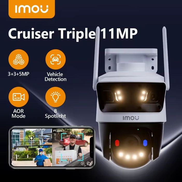 Imou Cruiser Triple 11MP Поворотная WiFi камера