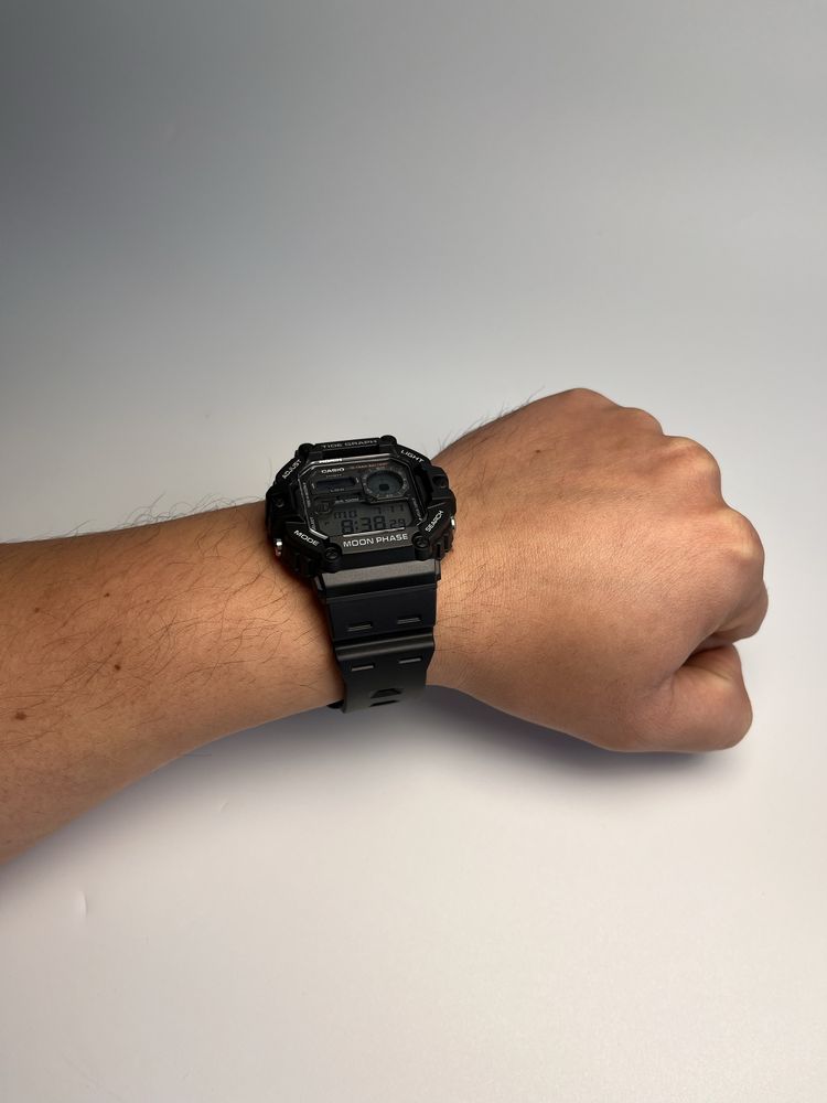 Casio ws-1700h, годинник касіо тактичний, касіо для військових