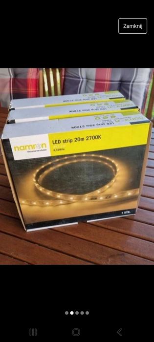 Nowe nie używane Tasmy led 20 M