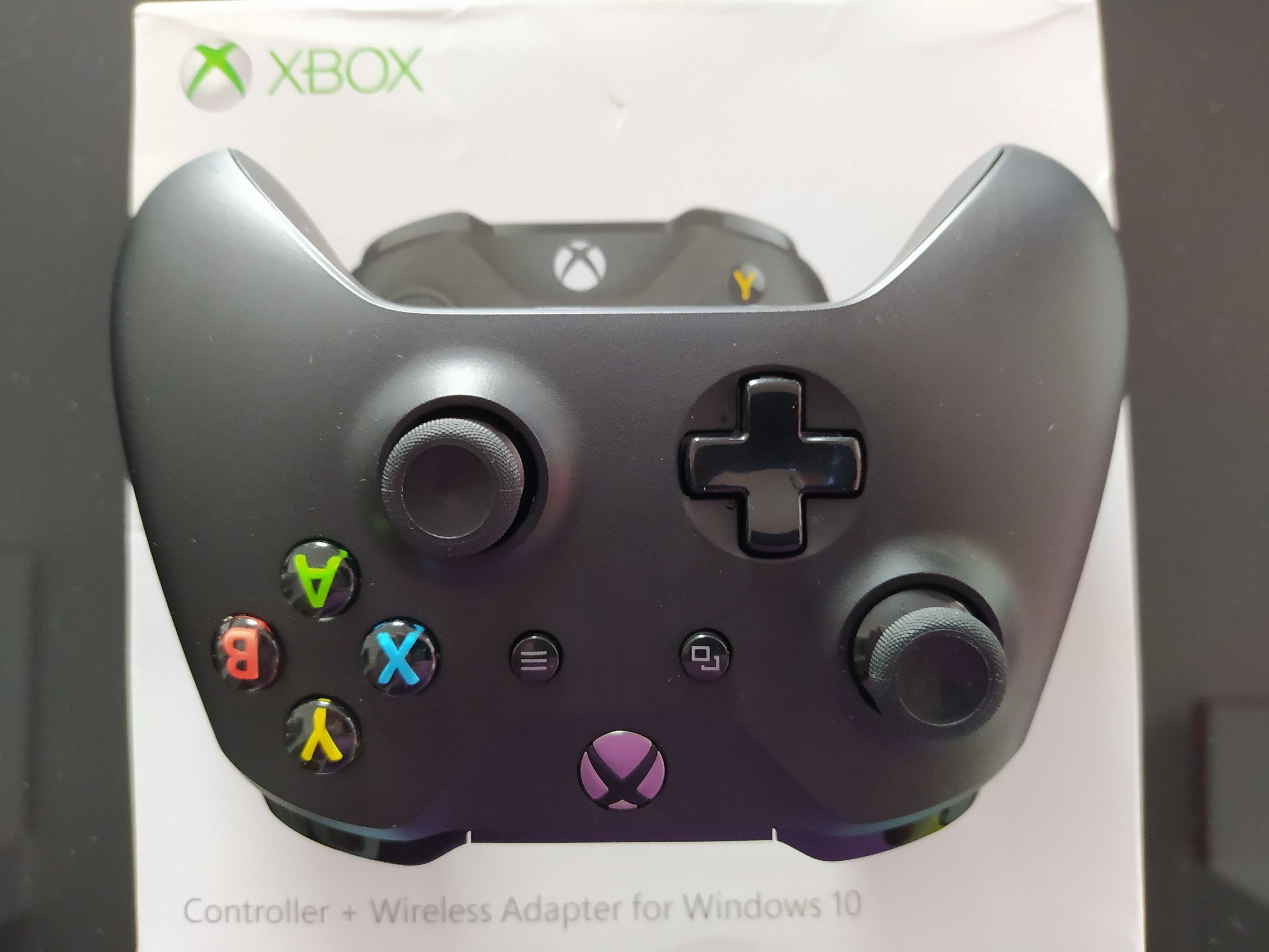 Pad komputerowy Xbox One Series S X czarny plus adapter