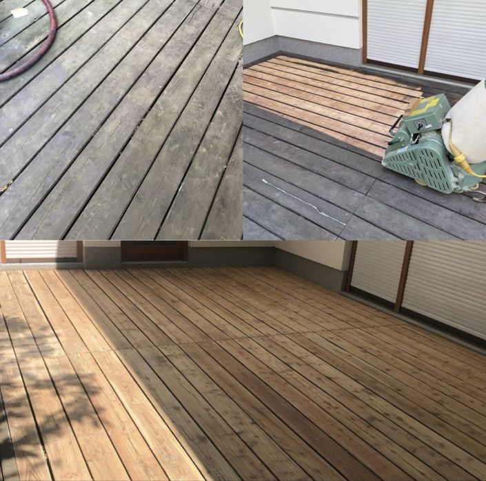 Cyklinowanie bezpyłowe, układanie parkietu renowacja tarasów i schodów