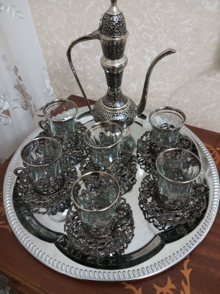 Коллекционный чайный турецкий набор.