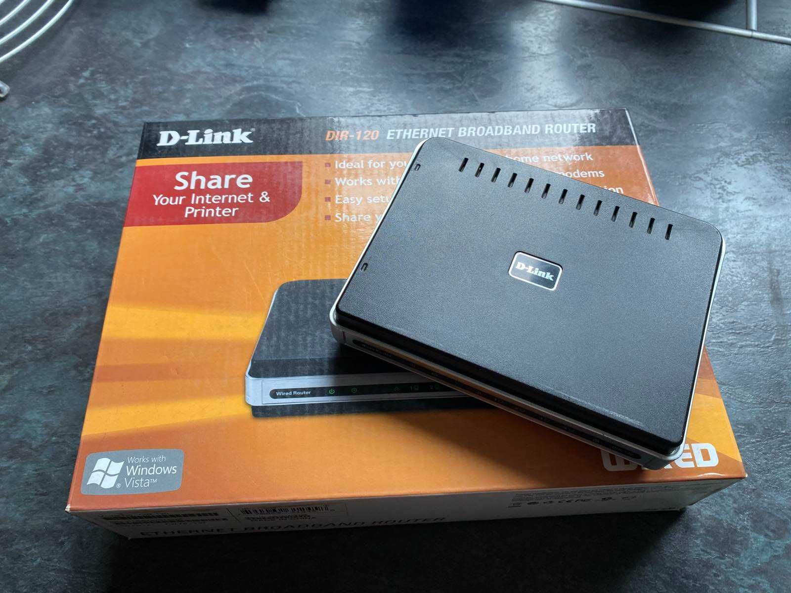 Роутер D-link DIR-120 (без Wi-Fi)