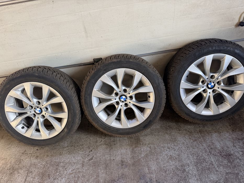 BMW X1 Felgi aluminiowe + opony zimowe 3szt