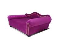 Fioletowa kanapa sofa dla psa kota