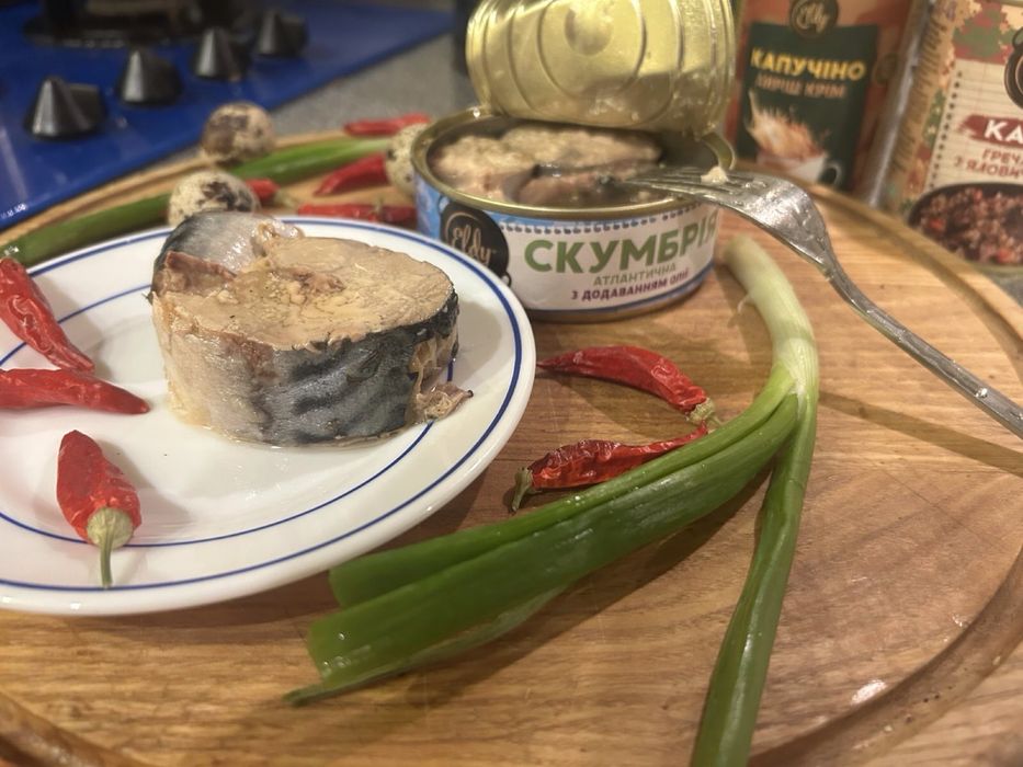 Консерви Скумбрія атлантична з додаванням олії