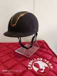 55;56;57 Kask jeździecki KnightsBridge czarny rosegold