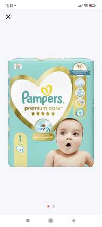 Dla niemowlaka Pampers premium care
