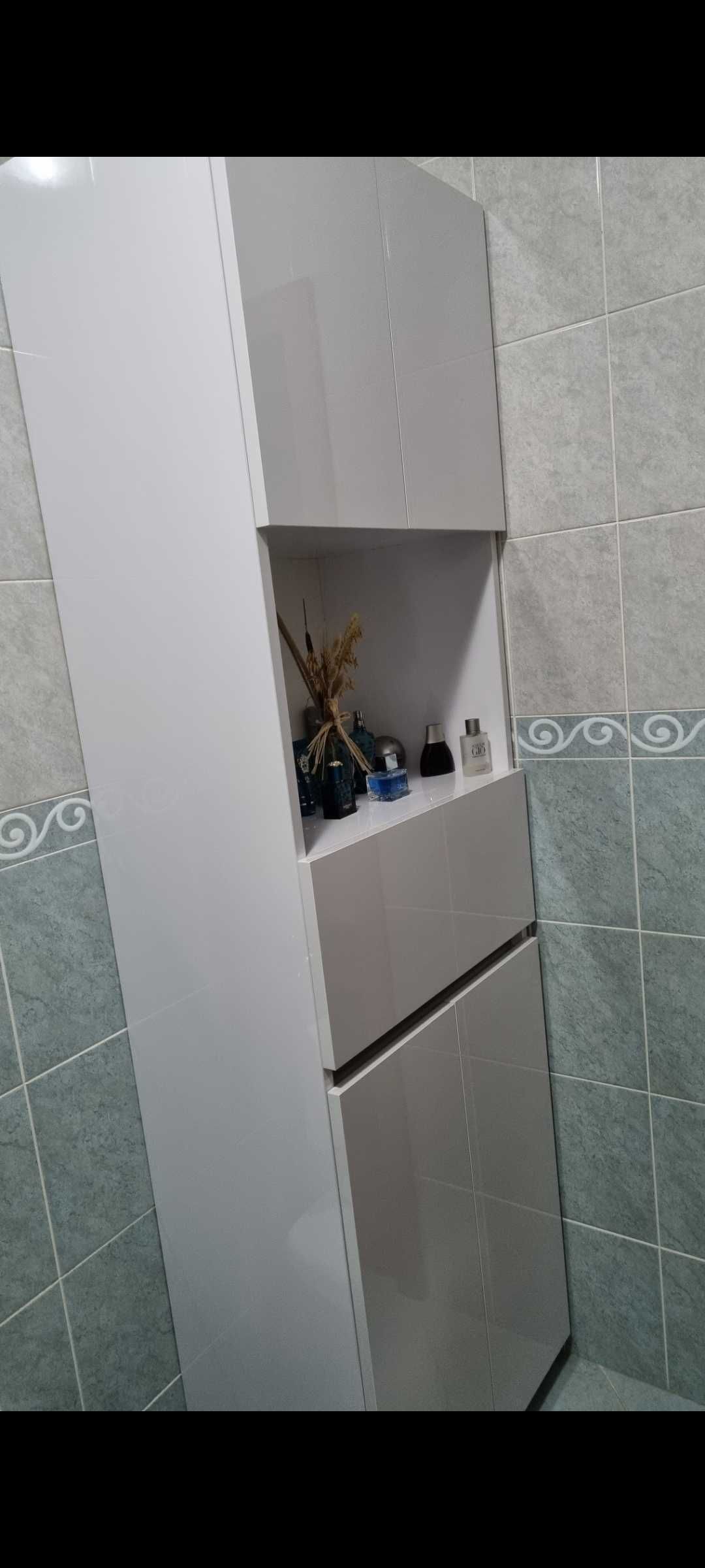 Movel lacado branco wc