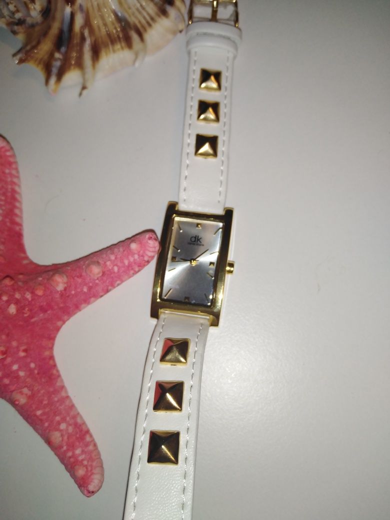 Nowy zegarek damski Daniel KHONE długi pasek podwójny bransoleta złoty