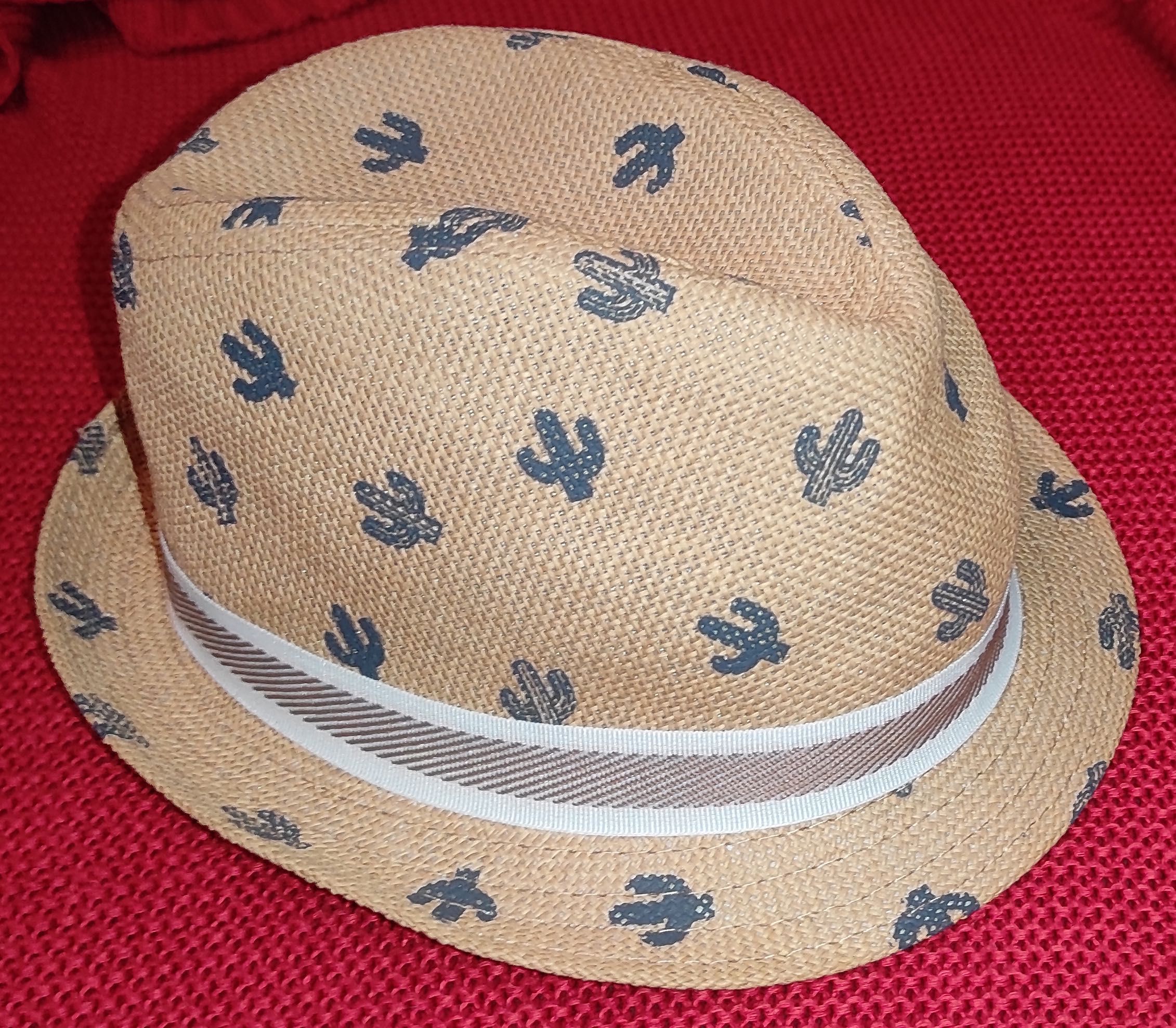 OKAIDI OBAIBI Słomkowy letni kapelusz przeciwsłoneczny, rozmiar 48