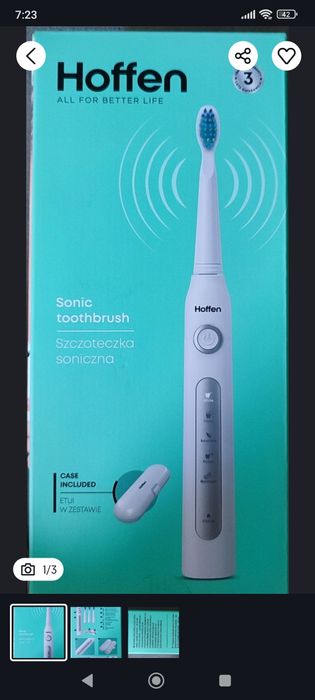 Szczoteczka soniczna Hoffen
