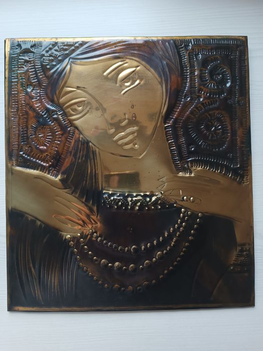 Картина чеканка СССР