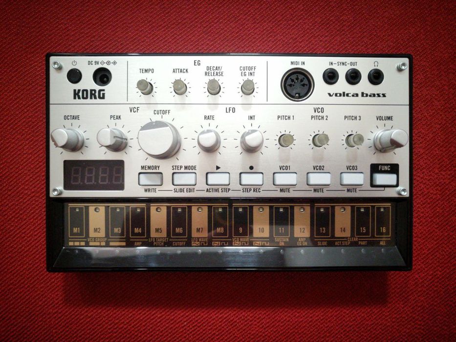 Korg Volca Bass Sintetizador Synthesizer analógico , como novo