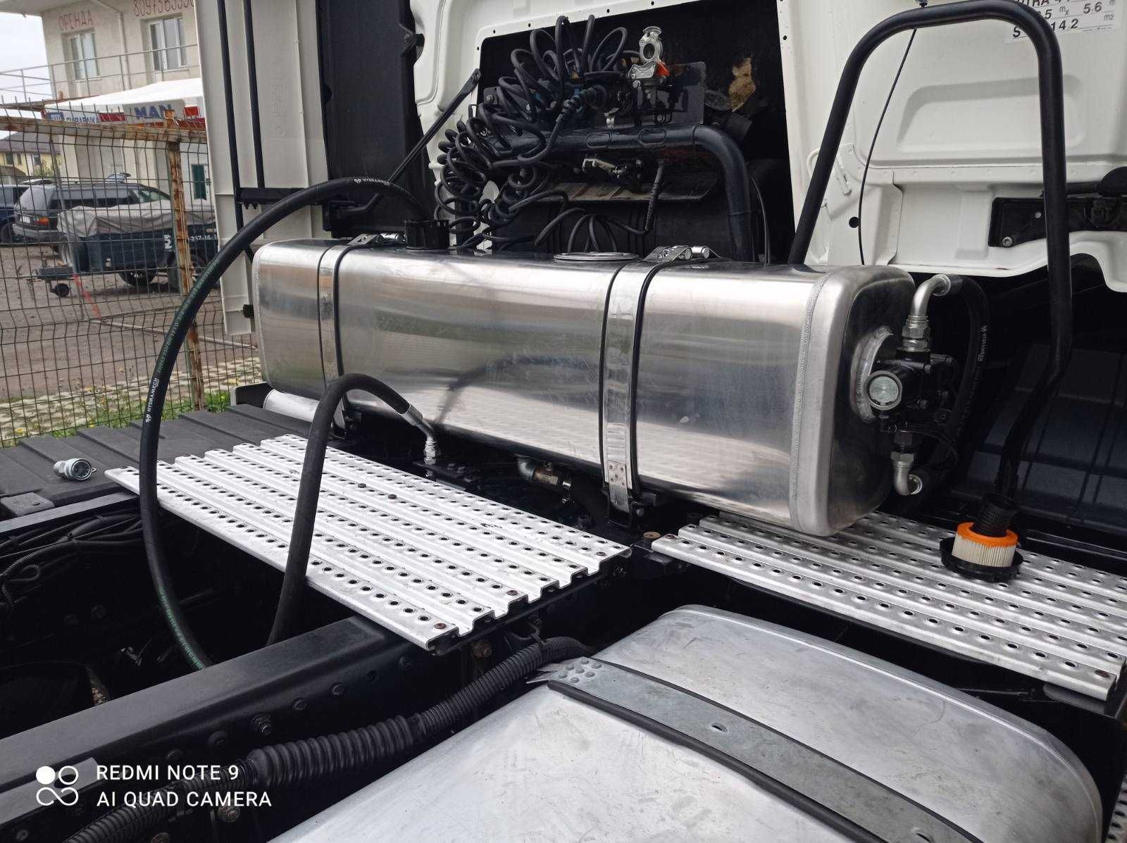 Комплект гидравлики на тягач с европейским насосом для ZF. Установка