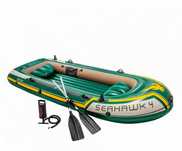 Barco Seahawk 400 set 351 x 145 x 48cm Remo de Alumínio de 122cm