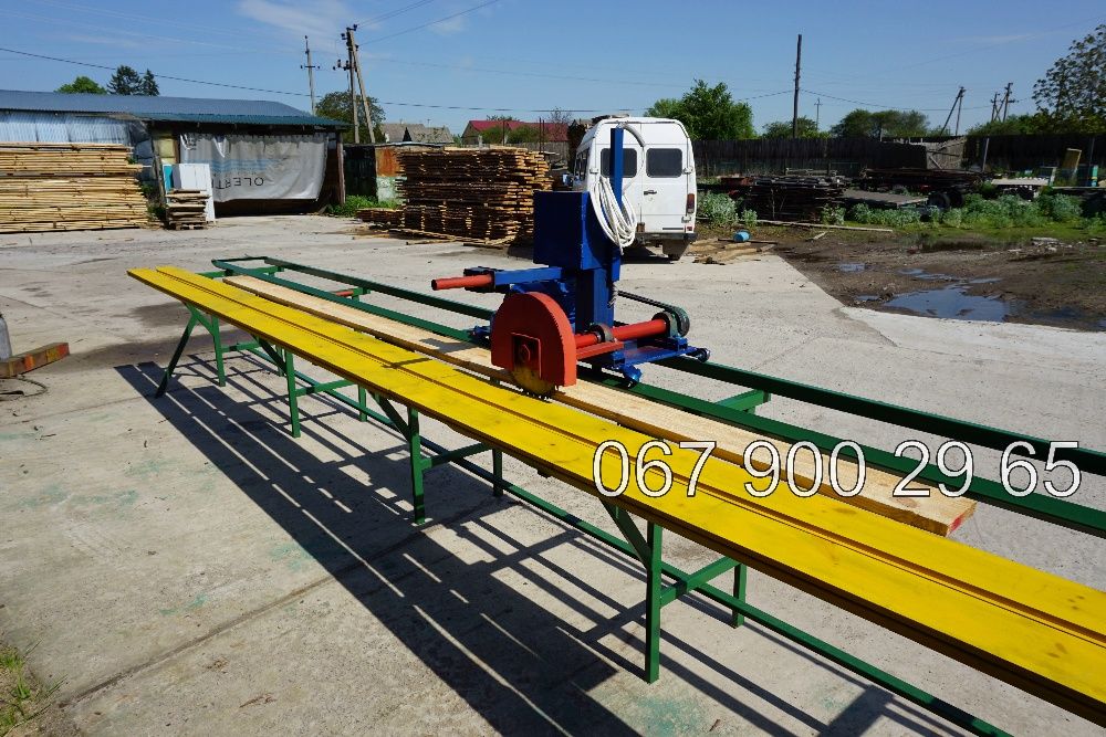 Пилорама стрічкова, палетна торцовка, многопил, ленточная, обрізний