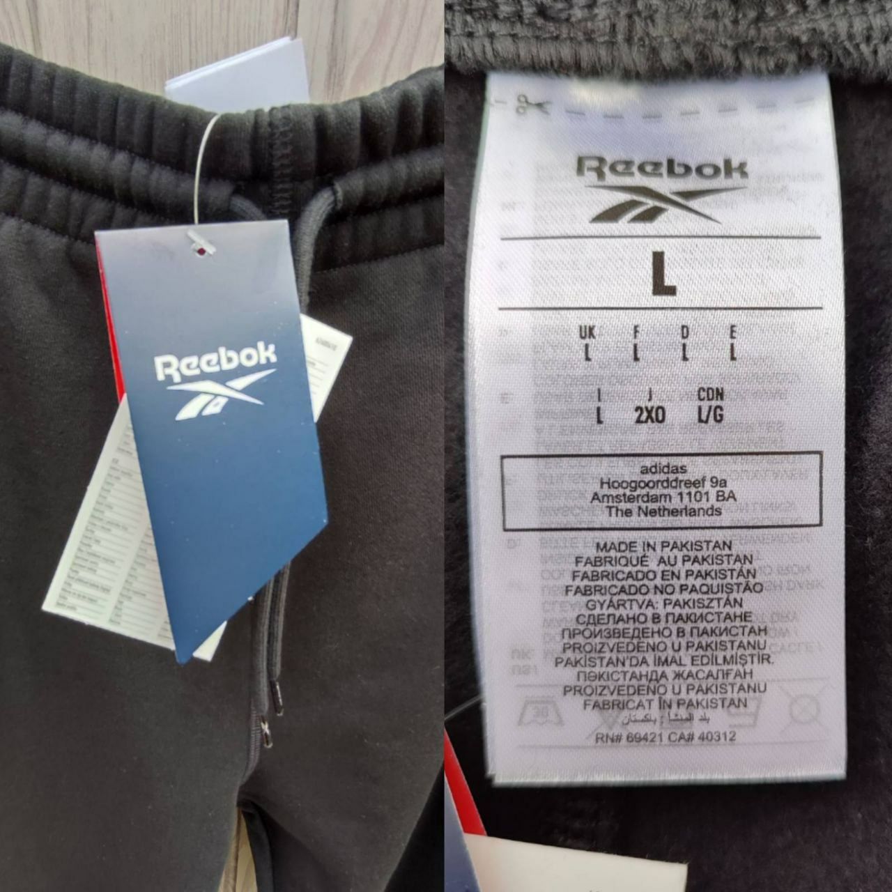 Оригінал Reebok США Спортивні штани М, L,XL фліс