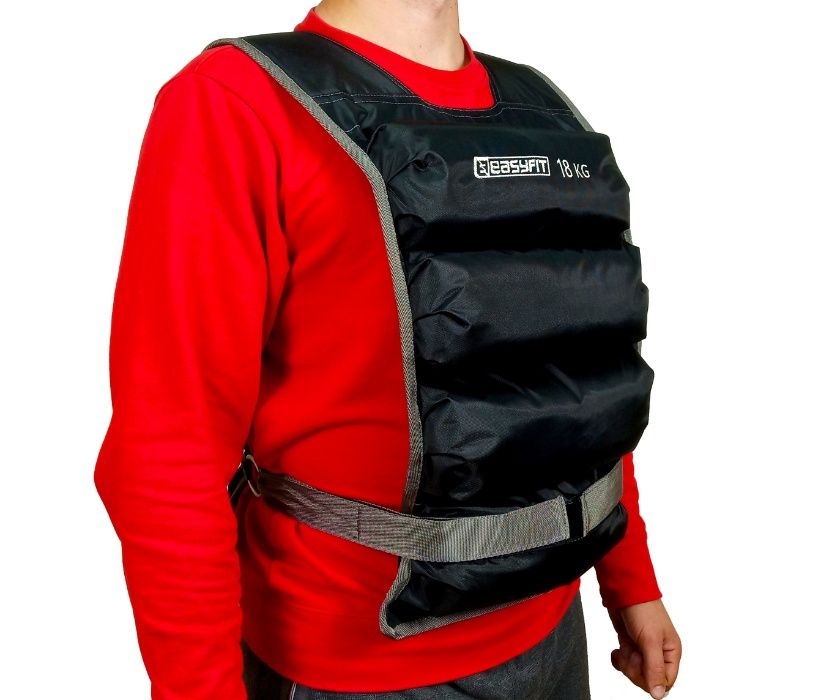 Жилет-обтяжувач EasyFit 6/8/10/12/14/16/18/20кг -обтяжуюча вага