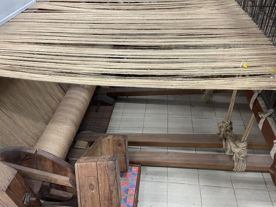 Tear manual em madeira