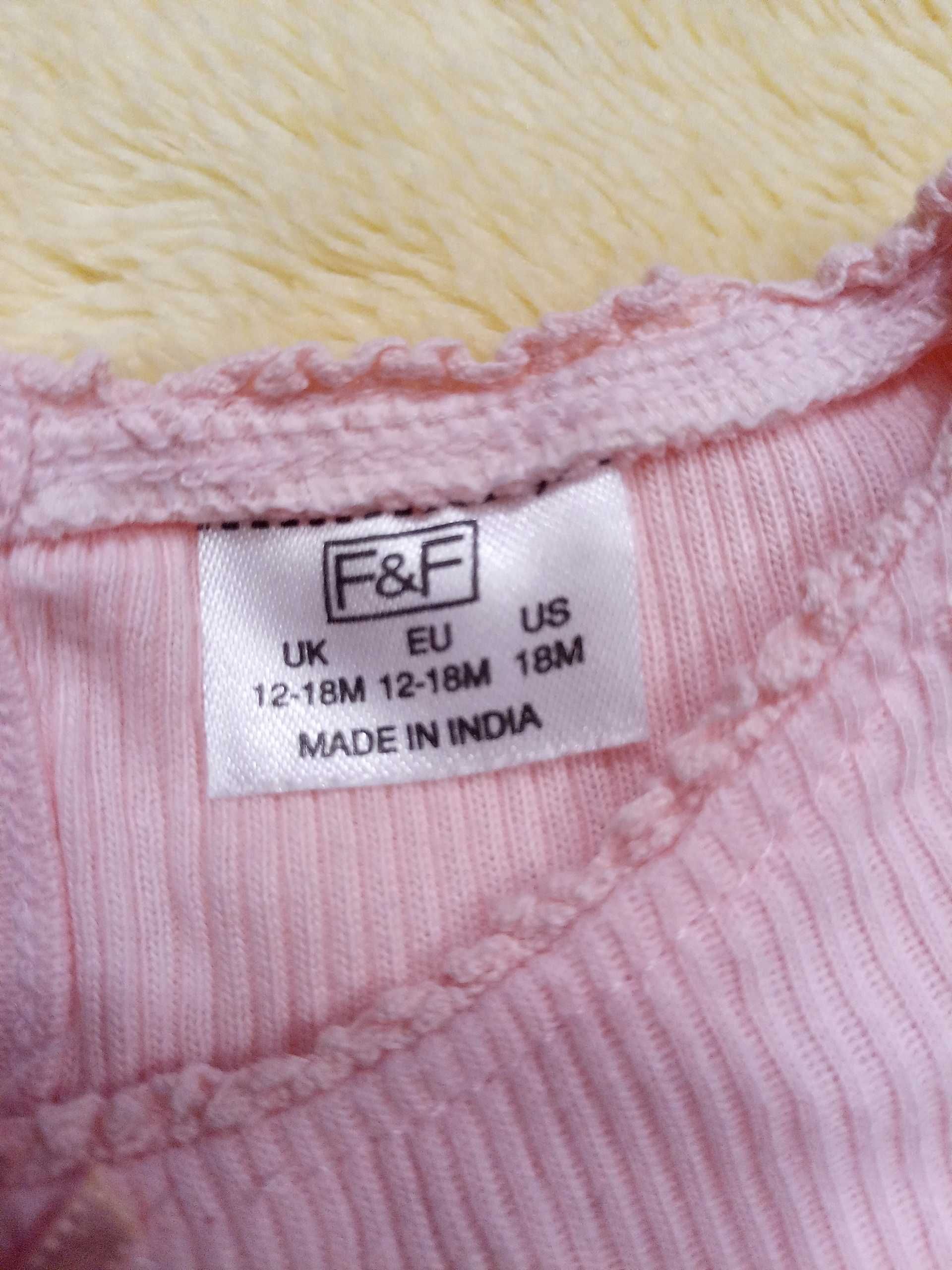 F&F Bluzka dziecięca dziewczęca 80cm