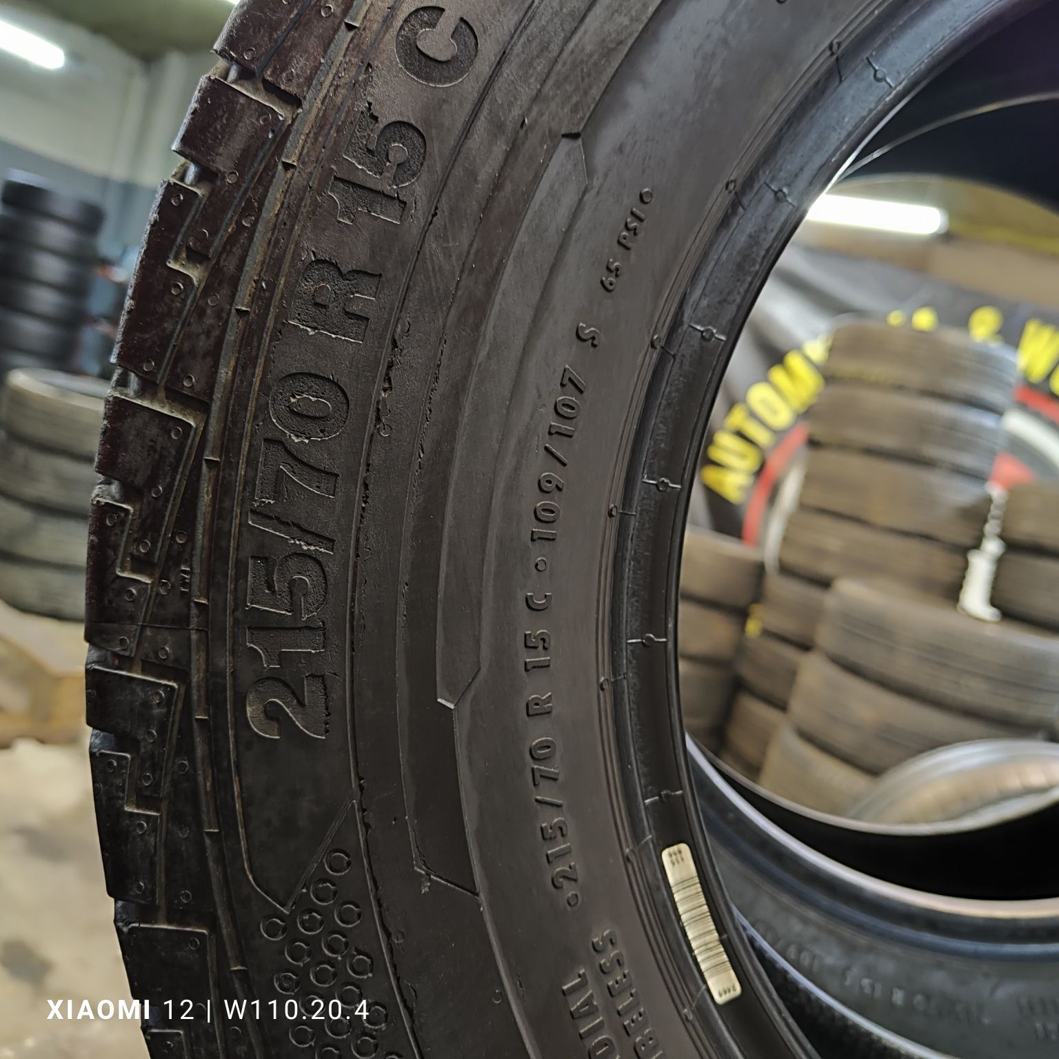 Continental vanco 100 215/70/15c para
