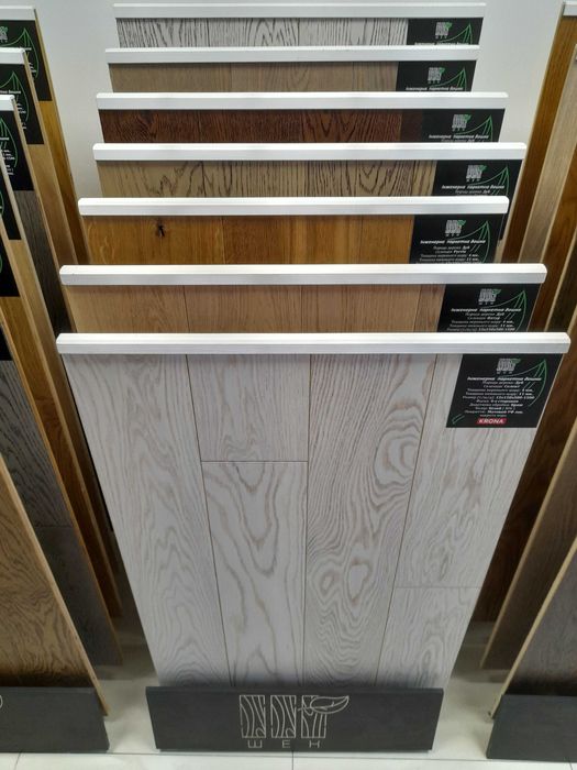 Паркетна дошка 2-шарова 15х120х500-1500мм