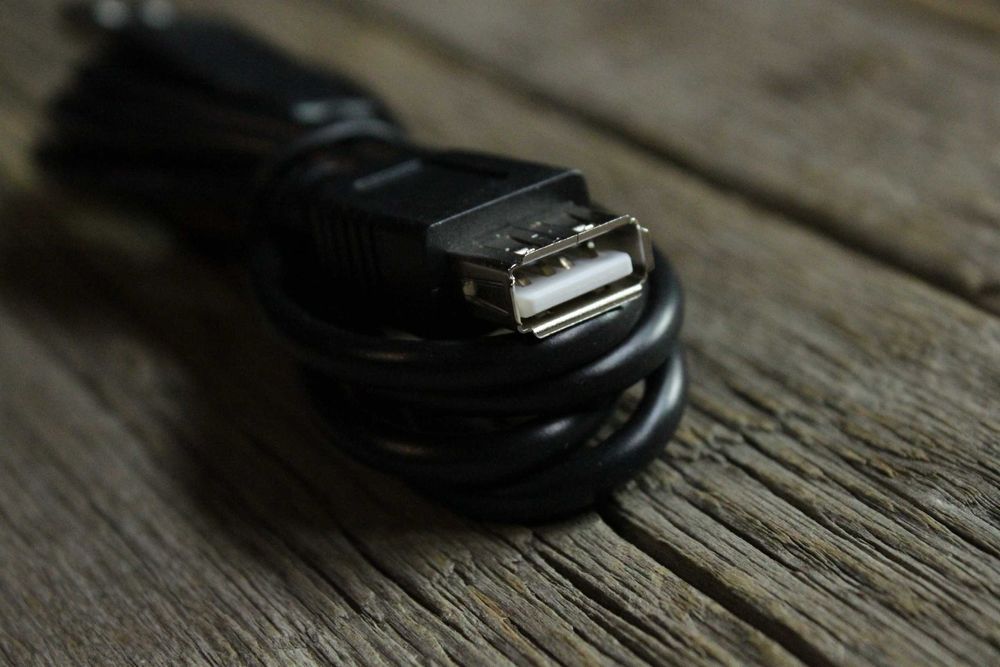 Кабель Удлинитель USB 2.0 Тип AM-AF ("ПАПА"-"МАМА") Черный