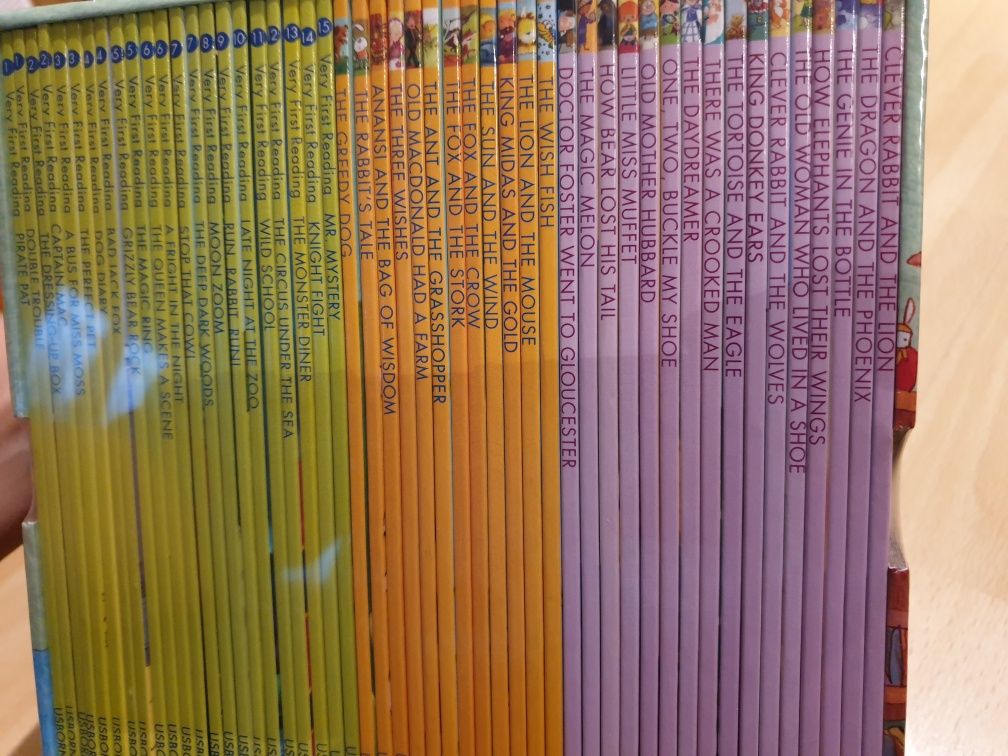 My first Reading library readers 50 ksiazek po angielsku Usborne