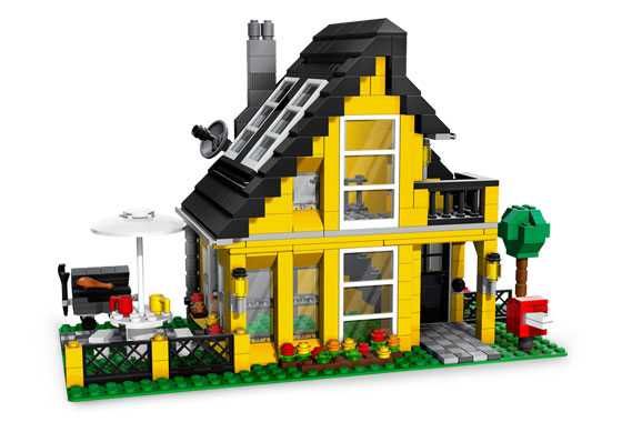 LEGO Creator 3w1 4996 Domek Plażowy Piętrowy Żółty