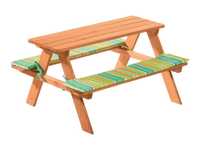 Дитячий дерев'янний стіл стілець для саду пікнака florabest