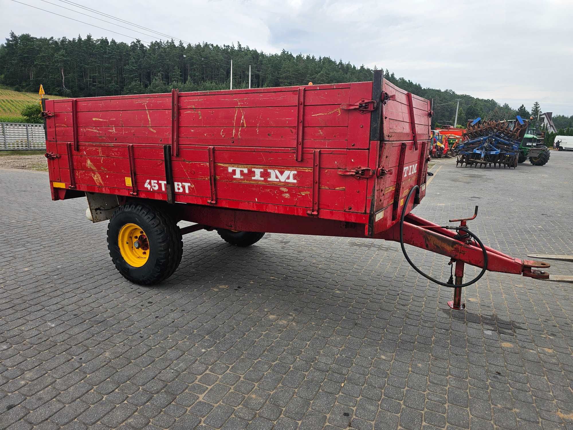 Przyczepa Jedno Osiowa TIM 4,5 T