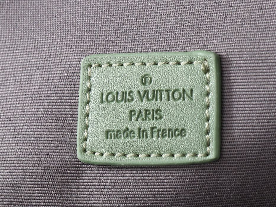 Сумка мужская Louis Vuitton Avenue бананка слинг черный с зеленым