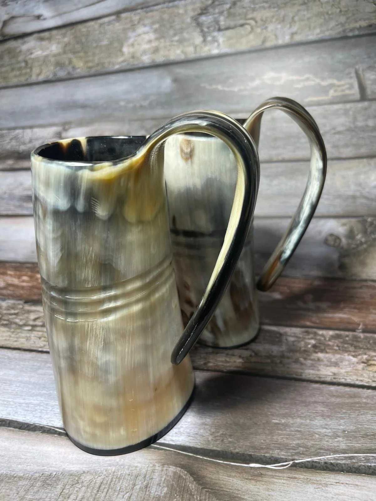 Caneca de Corno Viking - By Odin's Beard Crafts