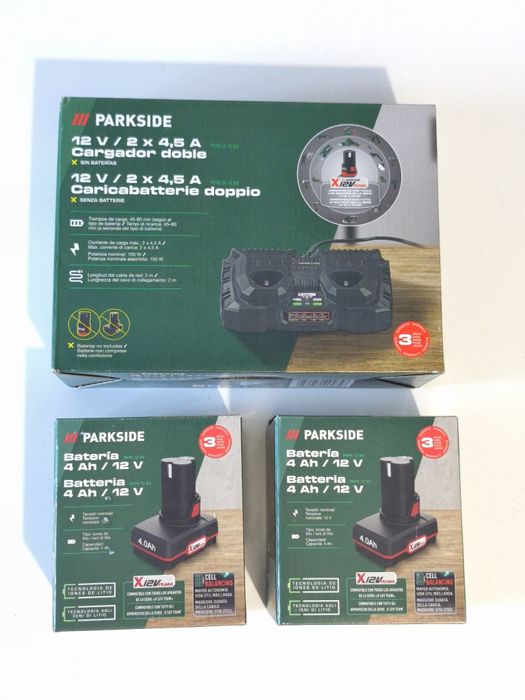 Pack Pro Baterias 12v Parkside