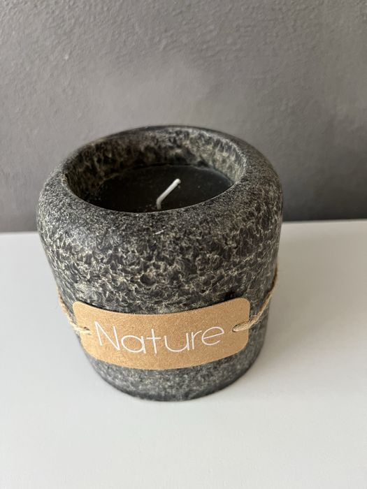 Pepco szara świeca nature