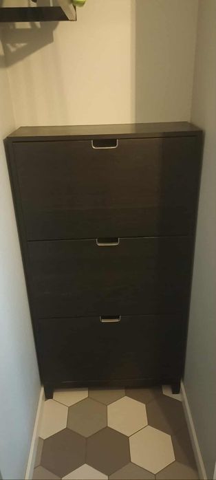 Szafka na buty IKEA Stall czarna